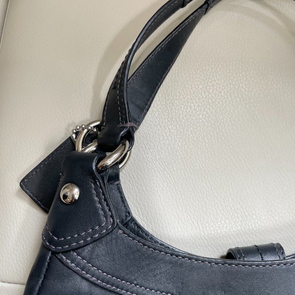 Coach Madison Lynn Pleated Soho Carryall Handbag - Picture 8 of 15